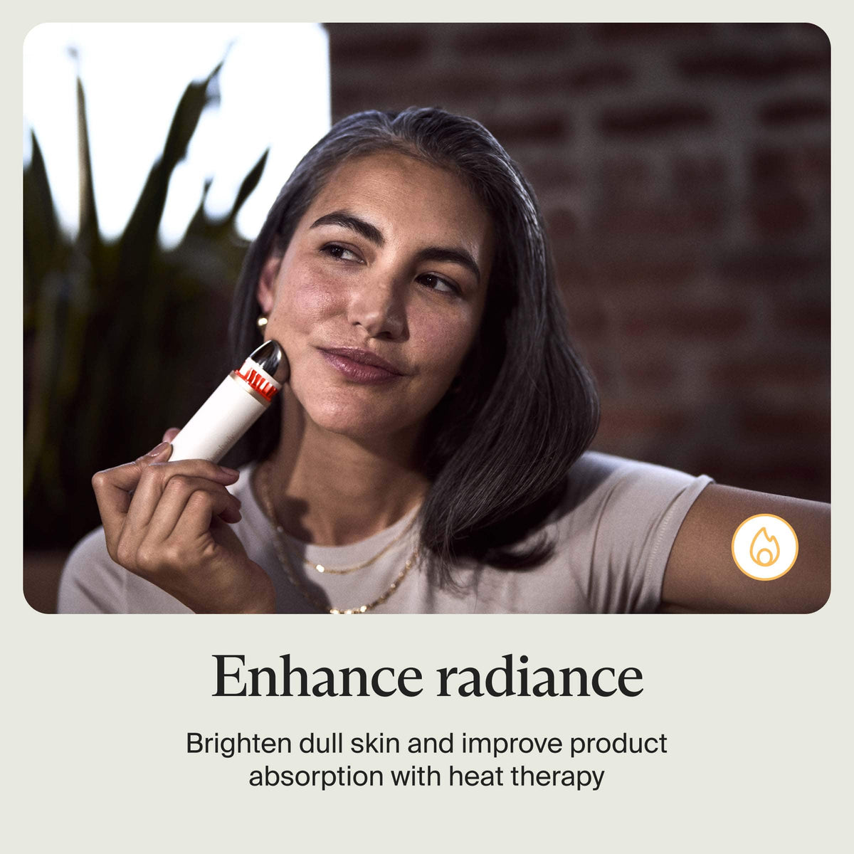 Therabody - TheraFace Depuffing Wand - Cold & Heat Facial Treatments - White