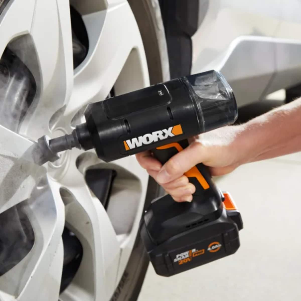 WORX - WX770L 20V SteamStorm Cordless Handheld Steam Cleaner - Black