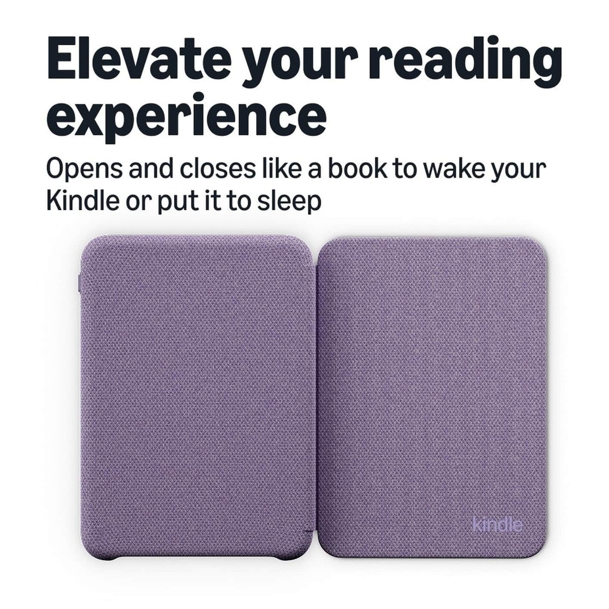 All-New Amazon Kindle Cover — Thin & Lightweight, Foldable Protective Case — Knit Fabric - Ube