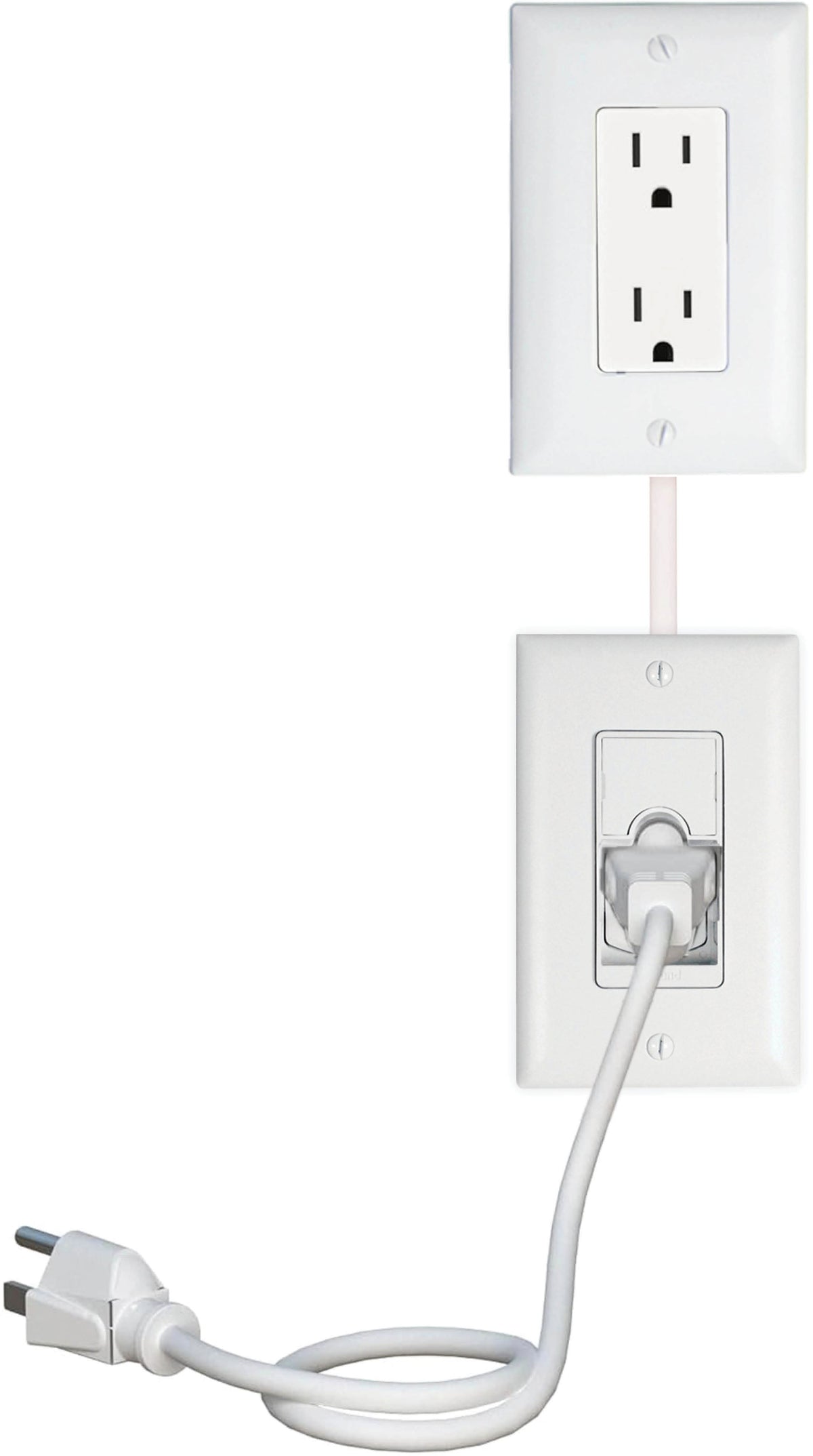 Sanus - In-Wall Power Kit for TV Media In-Wall Box - White