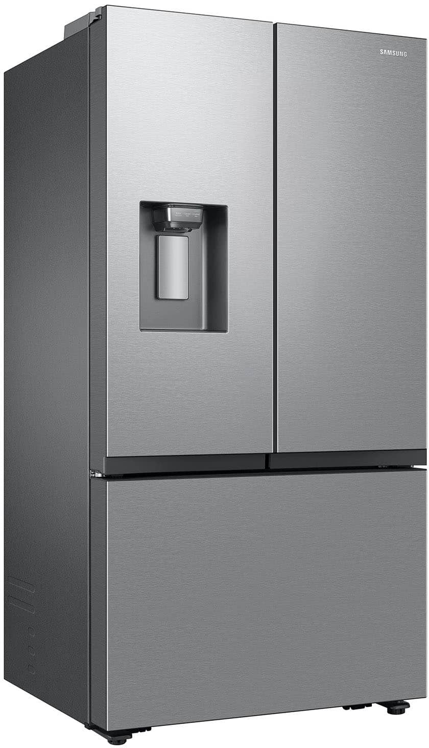 Samsung - 36 in. Wide 26 cu. ft. Mega Capacity Counter Depth 3-Door French Door Refrigerator with External Water and Ice Dispenser - Stainless Steel