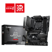 MSI - B550 TOMAHAWK WIFI (Socket AM4) AMD B550 ATX DDR4 Wi-Fi 6E Motherboard - Black