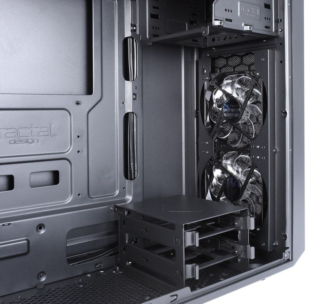 Fractal Design - Focus G ATX, microATX, Mini-ITX Black Chassis with Acrylic Window Mid Tower PC Case - Black