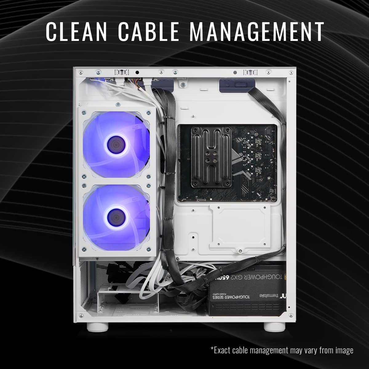 Thermaltake - LCGS View 8760TS-170 Gaming Desktop AMD Ryzen 7 8700F 2025 32GB Memory NVIDIA GeForce RTX 5060 Ti 8G 1TB SSD NVMe M.2 - White