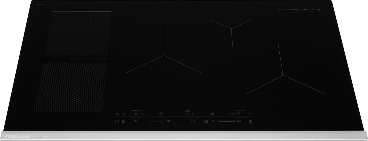 Frigidaire - Gallery 36" Induction Cooktop with MatteGuard and Power Boost - Stainless Steel