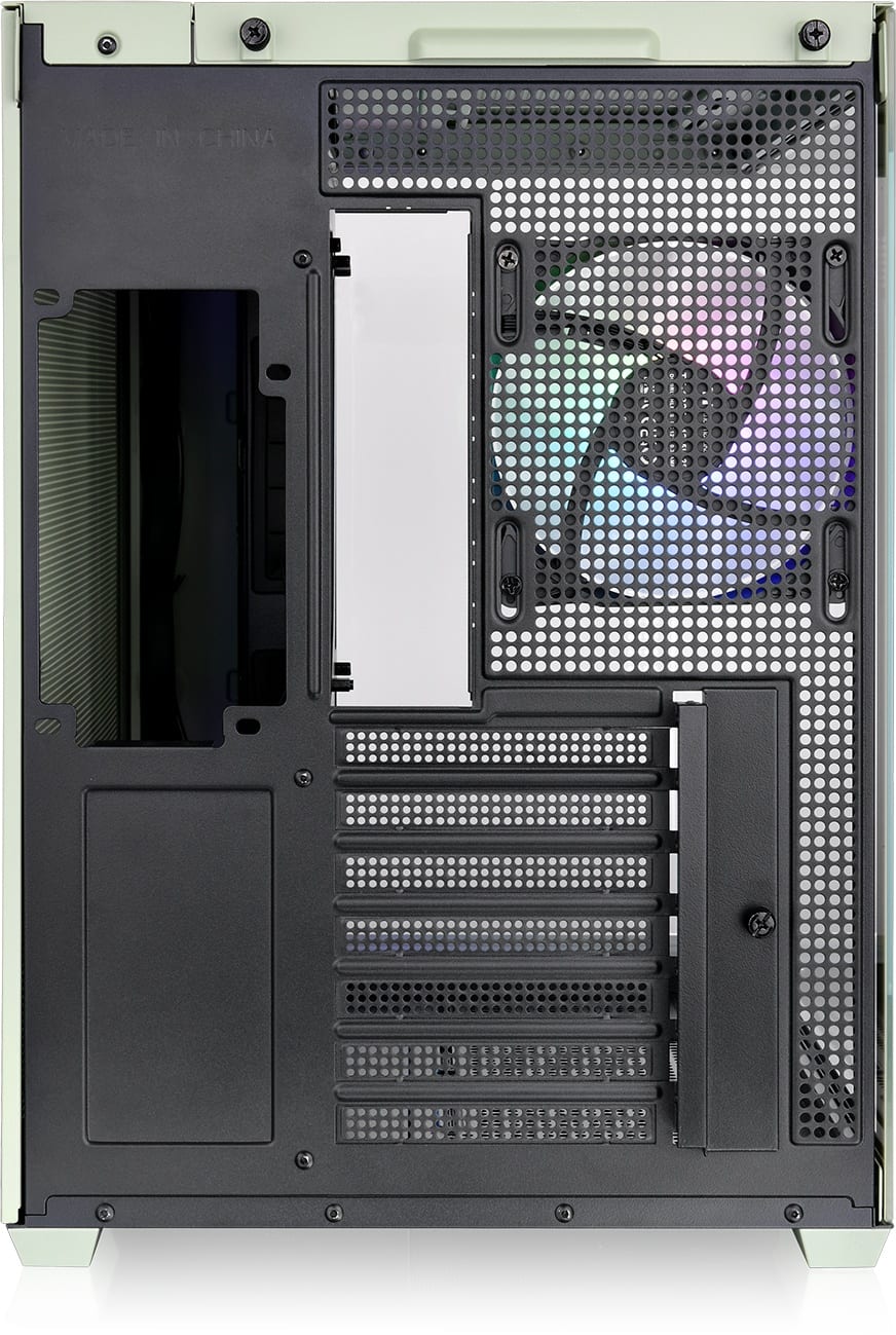 Thermaltake - View 380 TG ARGB  Mid Tower ATX PC Case - Matcha Green