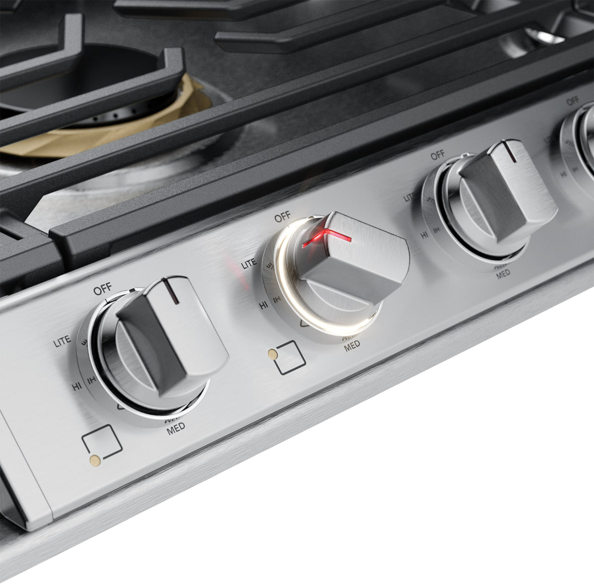 Frigidaire - 36" Gas Cooktop - Stainless Steel