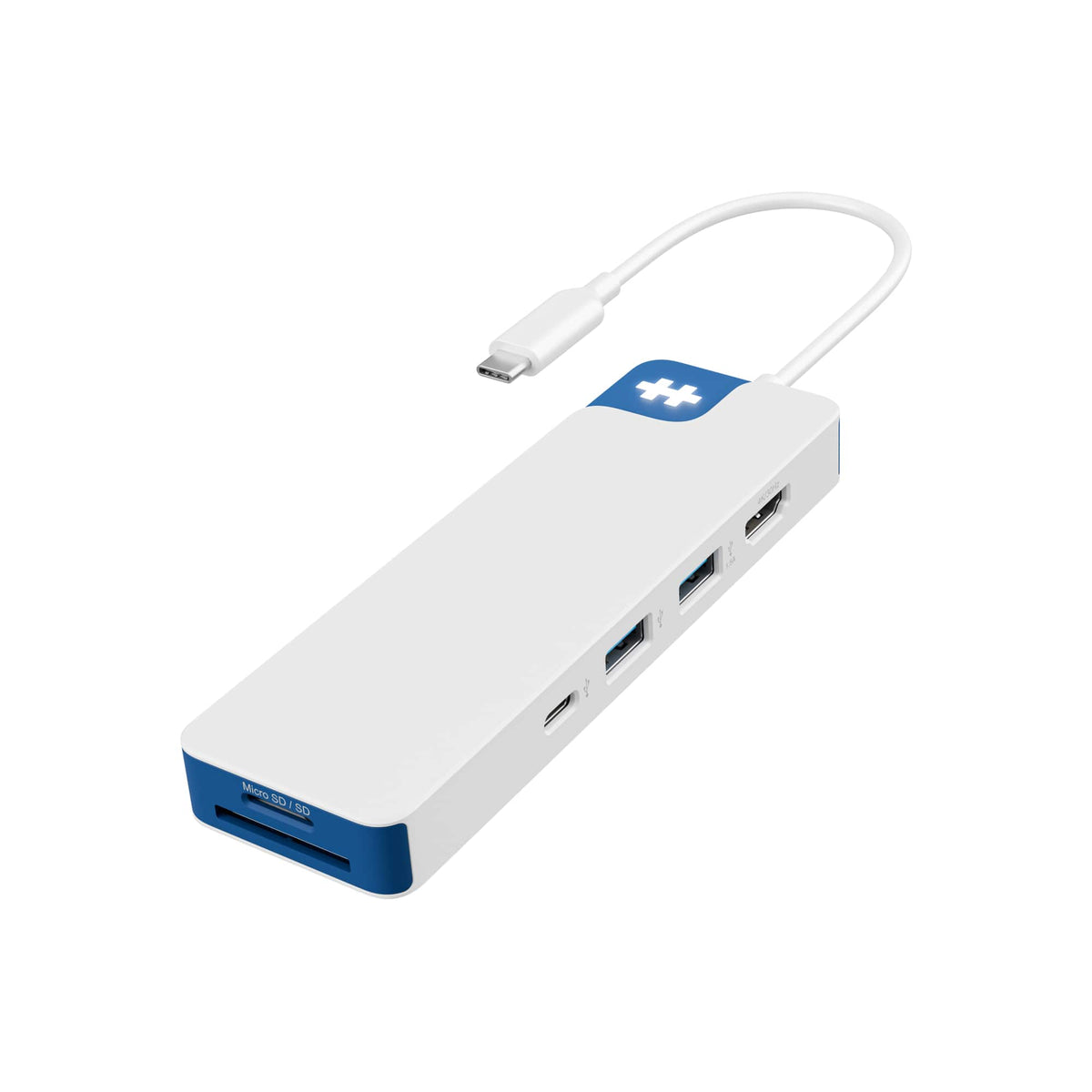 Hyper - HyperDrive Flex 8 Port USB-C Hub - Blue
