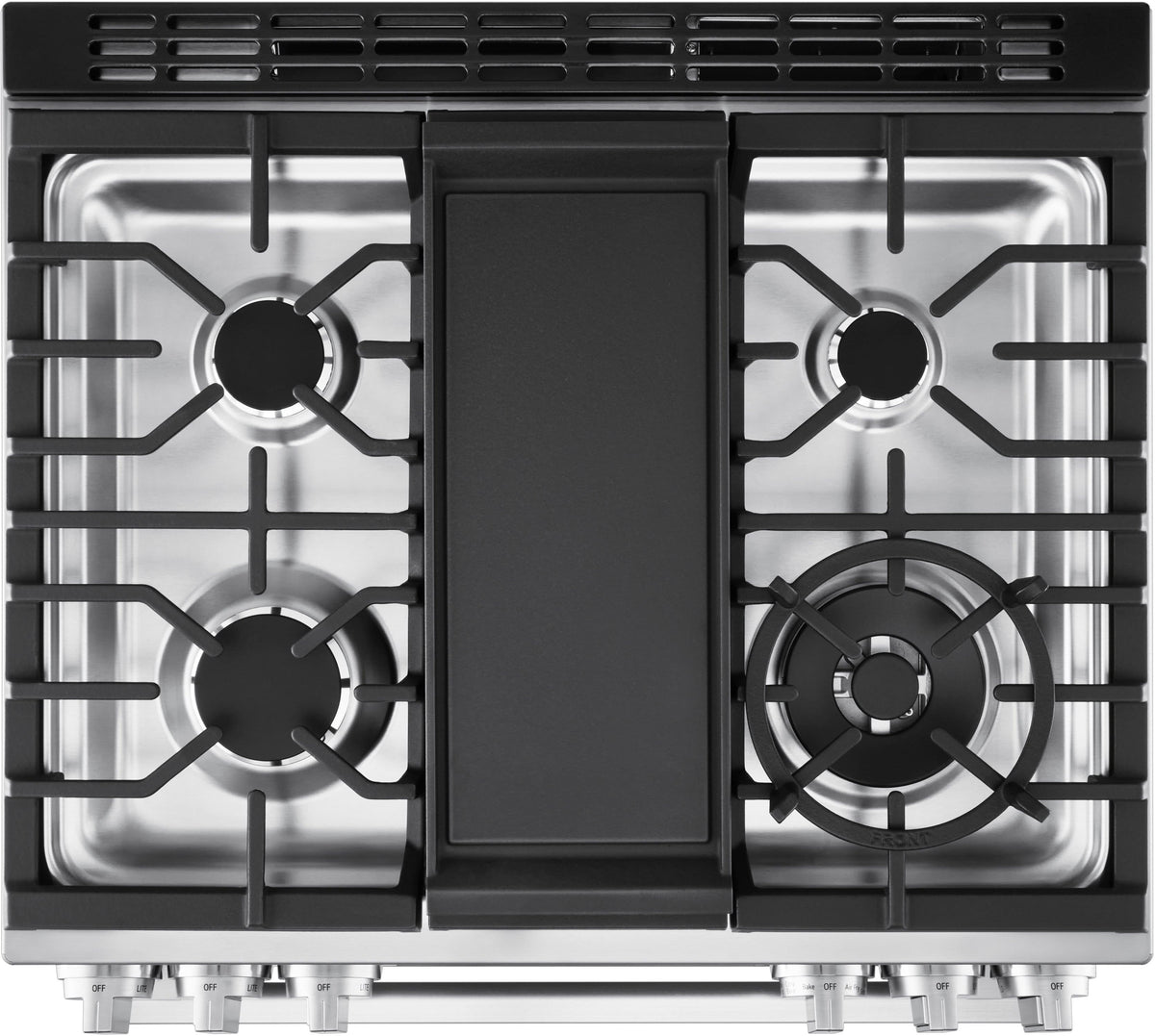 LG - 30-in Wide 6.3 Cu. Ft. Slide-In Gas True Convect Smart Range with 5 Burners, EasyClean, Air Fry and UltraHeat 22K Burner - Stainless Steel