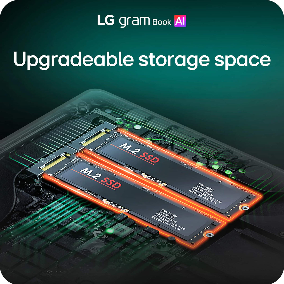 LG - gram Book 15" 2K Touchscreen Laptop - Intel Core Ultra 5 Processor 115U - 16GB RAM - 512GB SSD - Black