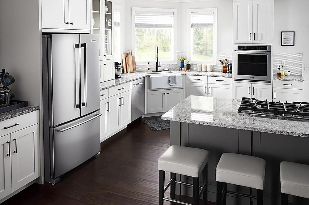 Maytag - 30 in. Wide 4 burners Built-In Gas Cooktop - Stainless Steel