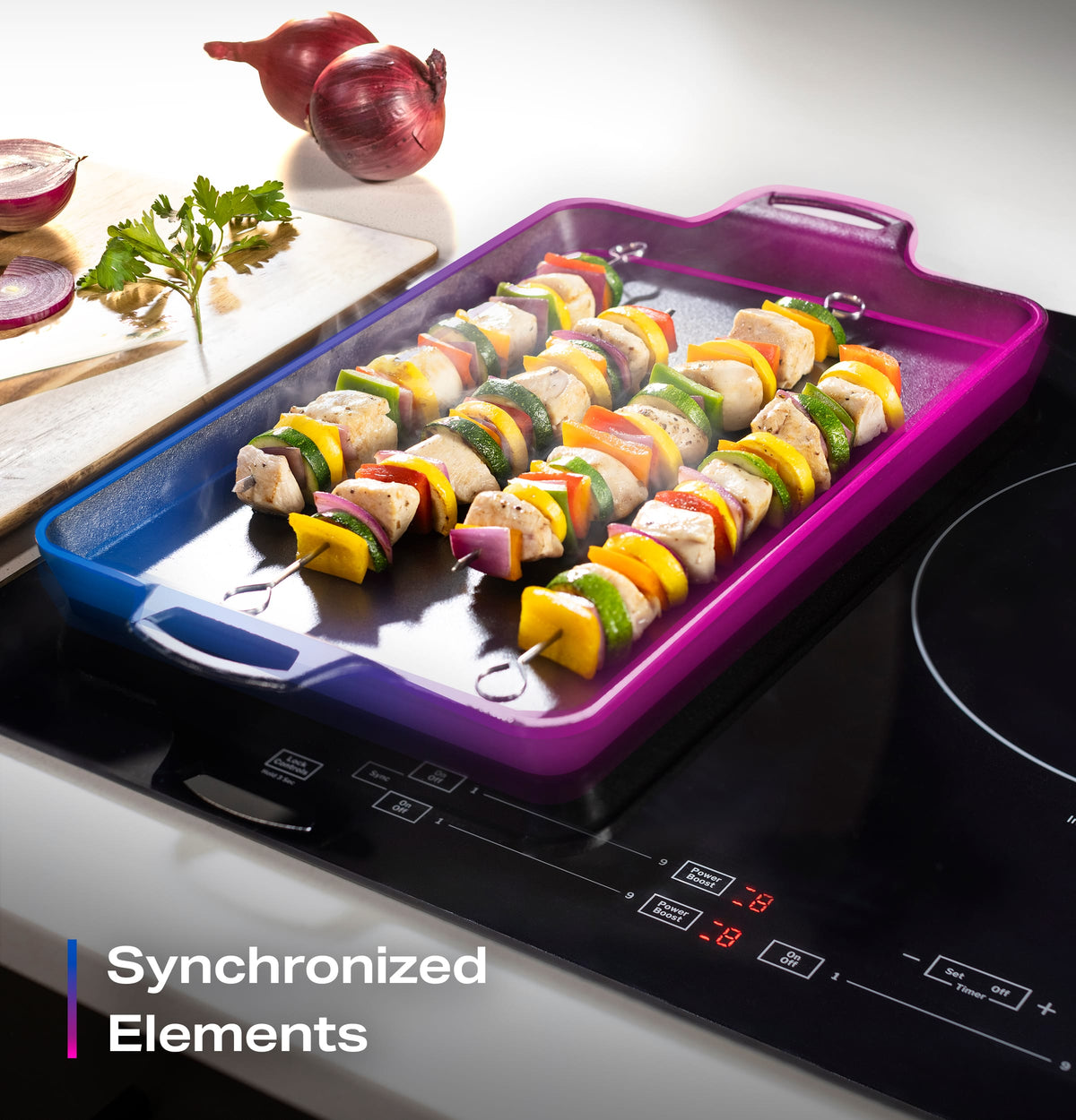 GE Profile - 36" Built-In Electric Induction Cooktop with 5 Elements, Slide Touch Controls, and Power Boost - Black