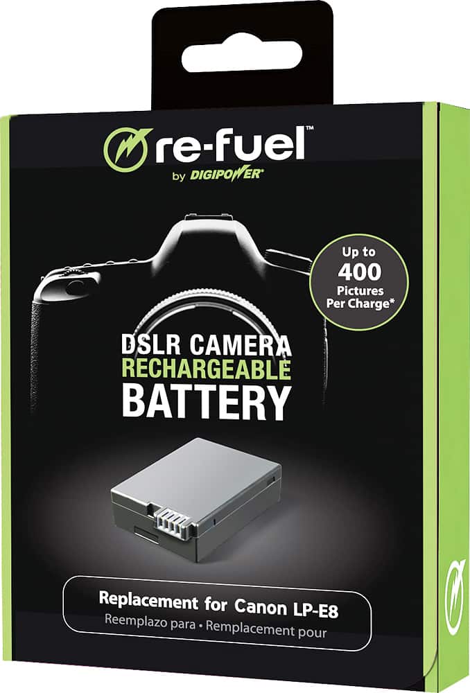 Digipower - Re-Fuel Rechargeable Lithium-Ion Replacement Battery for Canon LP-E8