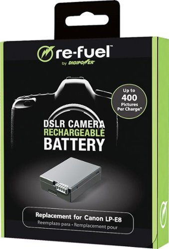 Digipower - Re-Fuel Rechargeable Lithium-Ion Replacement Battery for Canon LP-E8