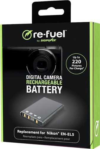 Digipower - Re-Fuel Rechargeable Lithium-Ion Replacement Battery for Nikon EN-EL5