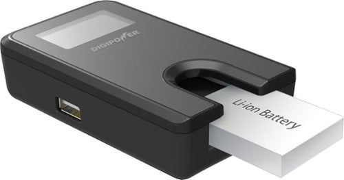 Digipower - Patented Plateless Design Digital Camera Travel Charger for Sony Batteries - Black