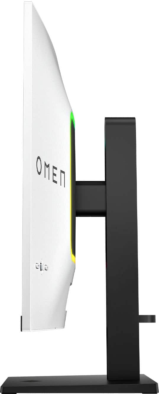 HP OMEN - Transcend 31.5" QD-OLED 4K UHD 240Hz G-SYNC Compatible Gaming Monitor with Adjustable Height - Black/White