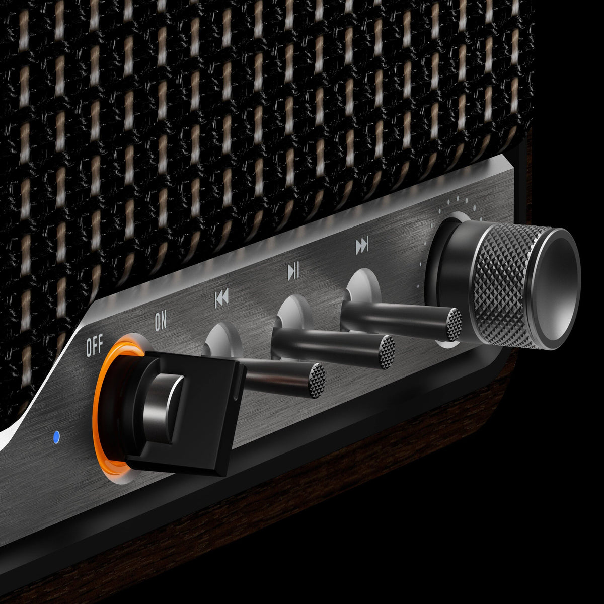 Edifier - S300 Tabletop Wireless Speaker (Each) - Black Walnut