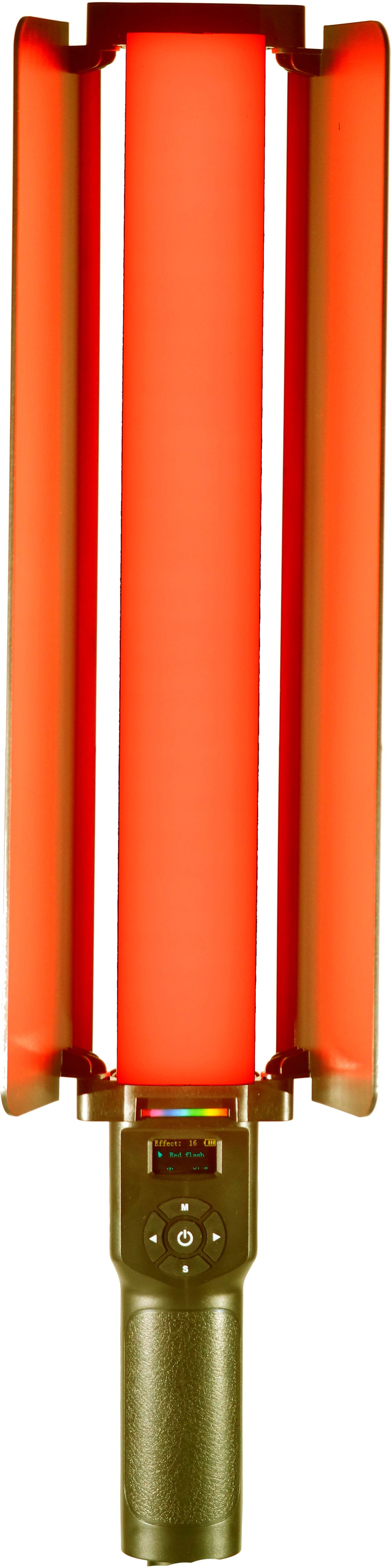 Sunpak - RGB LightStick PRO with Built-in Battery and Barndoors - Black
