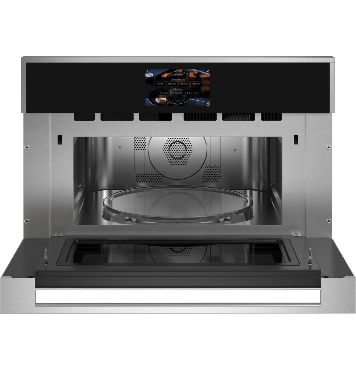 Monogram - 1.7 Cu. Ft. Convection Built-In Microwave with Sensor Cooking and Five in One 120V Advantium Technology - Stainless Steel