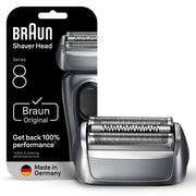 Braun - Series 8 Men's Electric Shaver Head Replacement,Compatible with all 83**s Models - Black