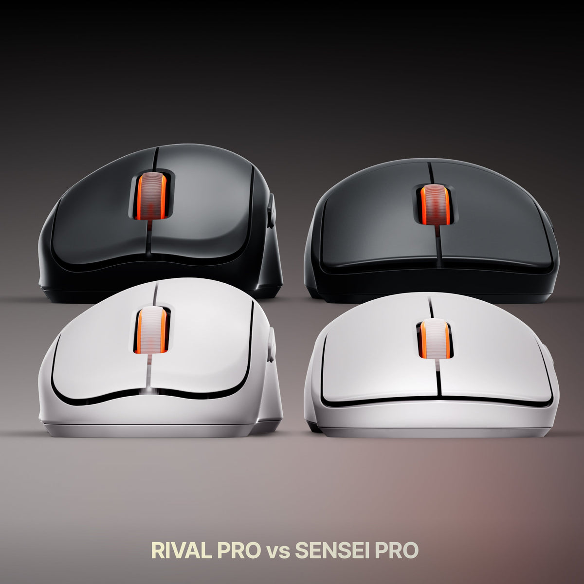 SteelSeries - Rival Pro Wireless Optical Ergonomic Gaming Mouse with 8K Polling – Ultra-Wideband/RF for PC - Wireless - Black
