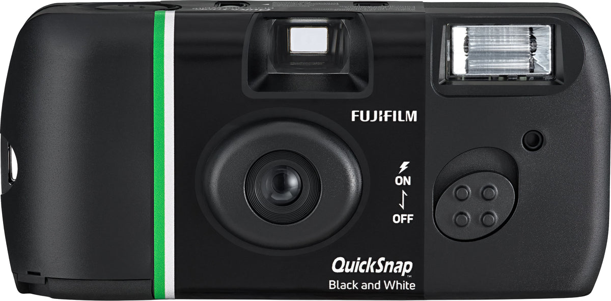 Fujifilm - QuickSnap and White Single-Use Camera - Black