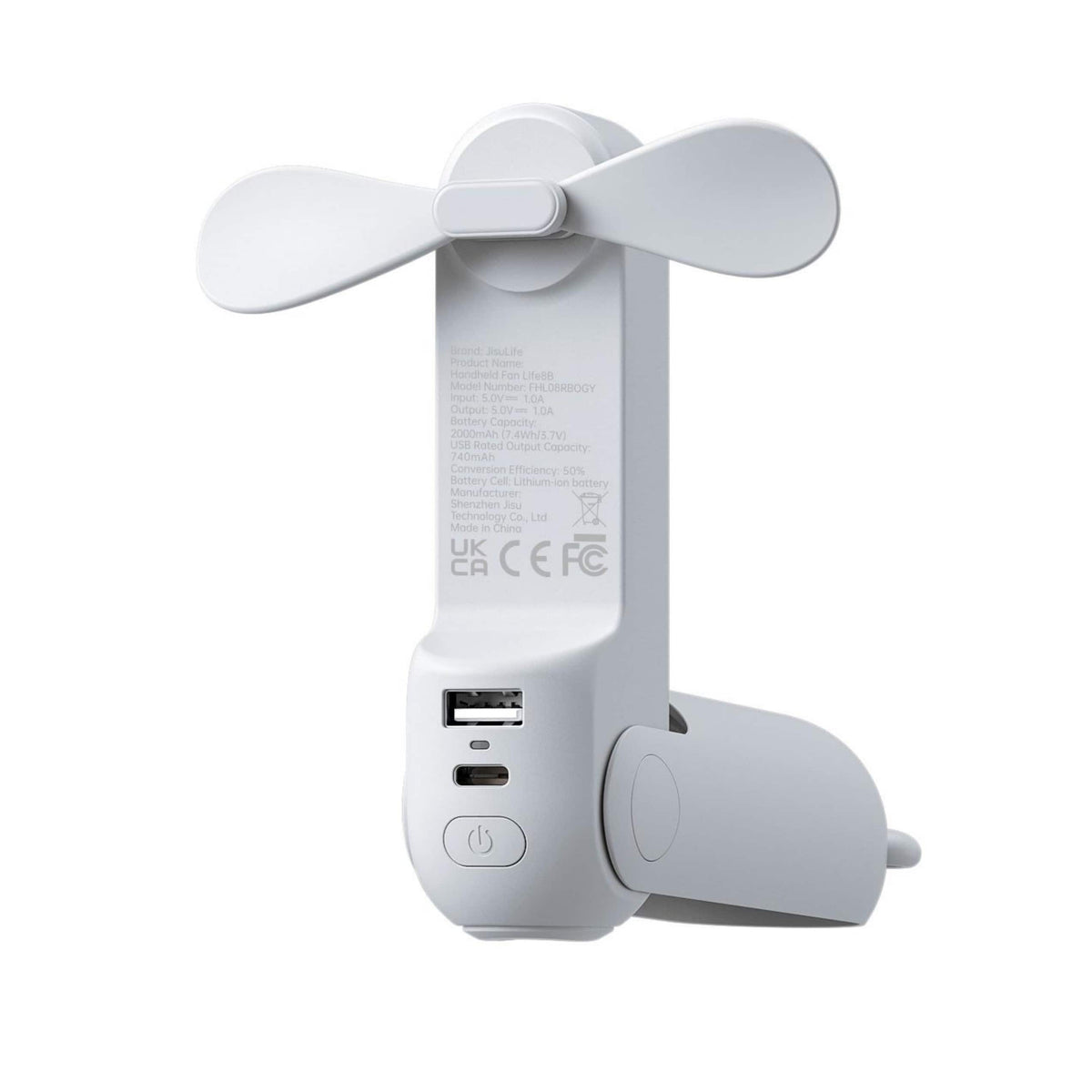 Jisulife - Handheld Fan Life8B - Gray