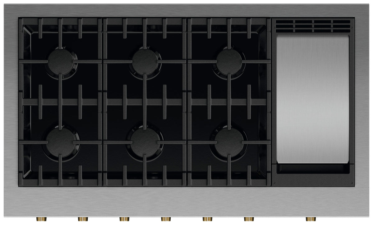 Fisher & Paykel - Pro Rangetop Dial Kit, 48 in, 6 Burner - Dark Copper
