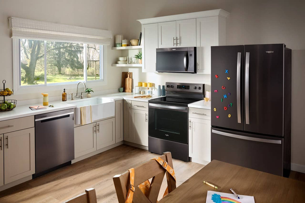 Whirlpool - 24 inch Top Control Built-In Stainless Steel Tub Dishwasher with 3rd Rack, Large Capacity, 47 dBA - Black Stainless Steel