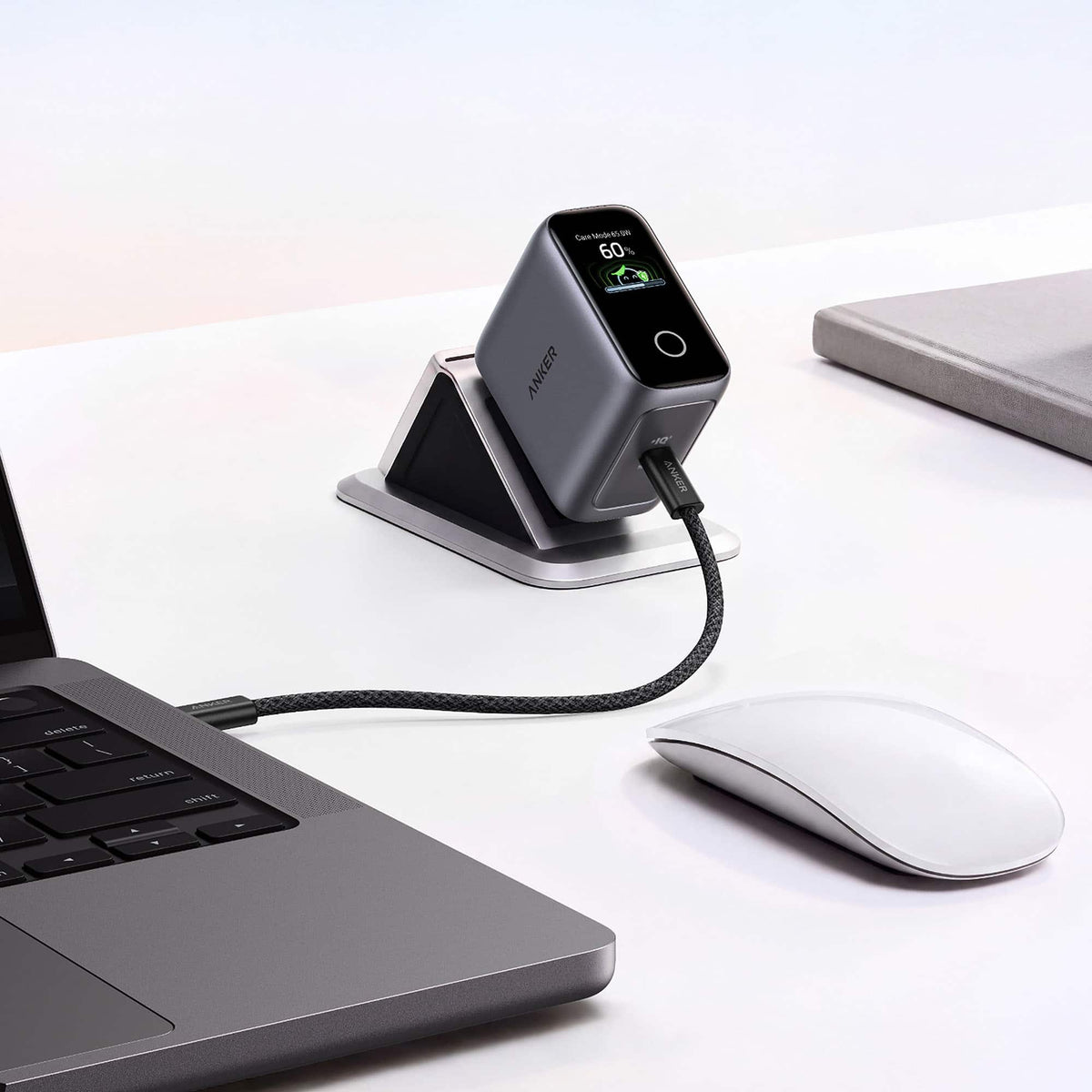 Anker - Laptop Charger Pro Silver - Silver