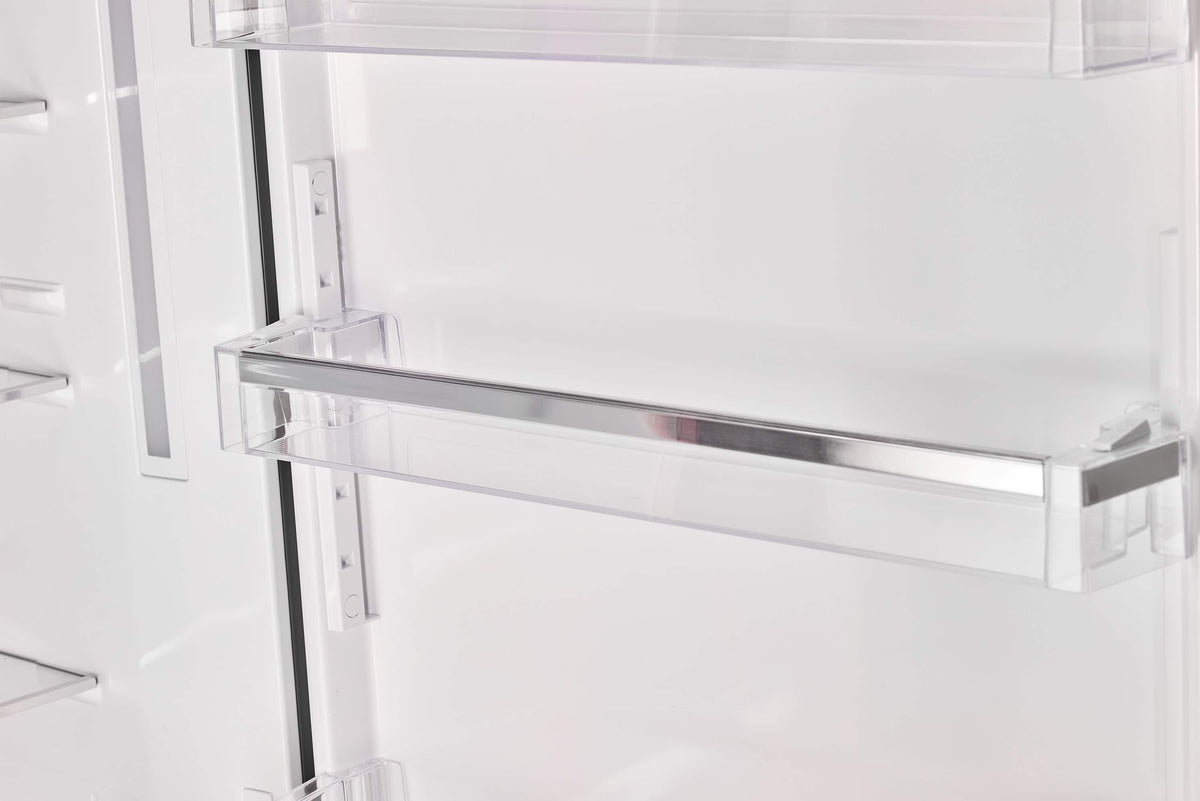 Unique Appliances - 28 in. Wide Classic Retro 16.7 cu.ft Bottom Freezer Counter Depth Refrigerator - Midnight Black