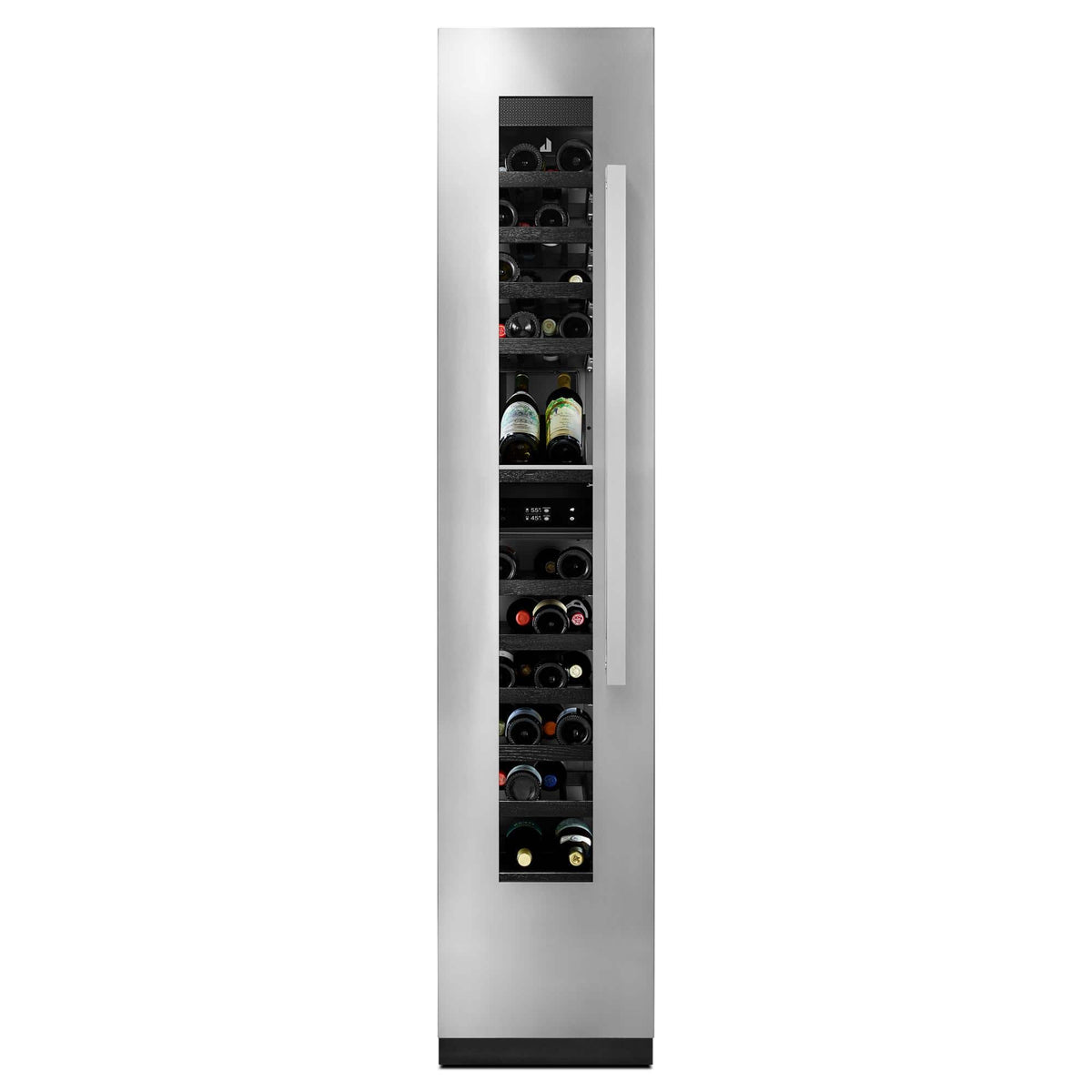 JennAir - 42-Bottle Left Swing Built-In Wine Column Refrigerator - Custom Panel Ready