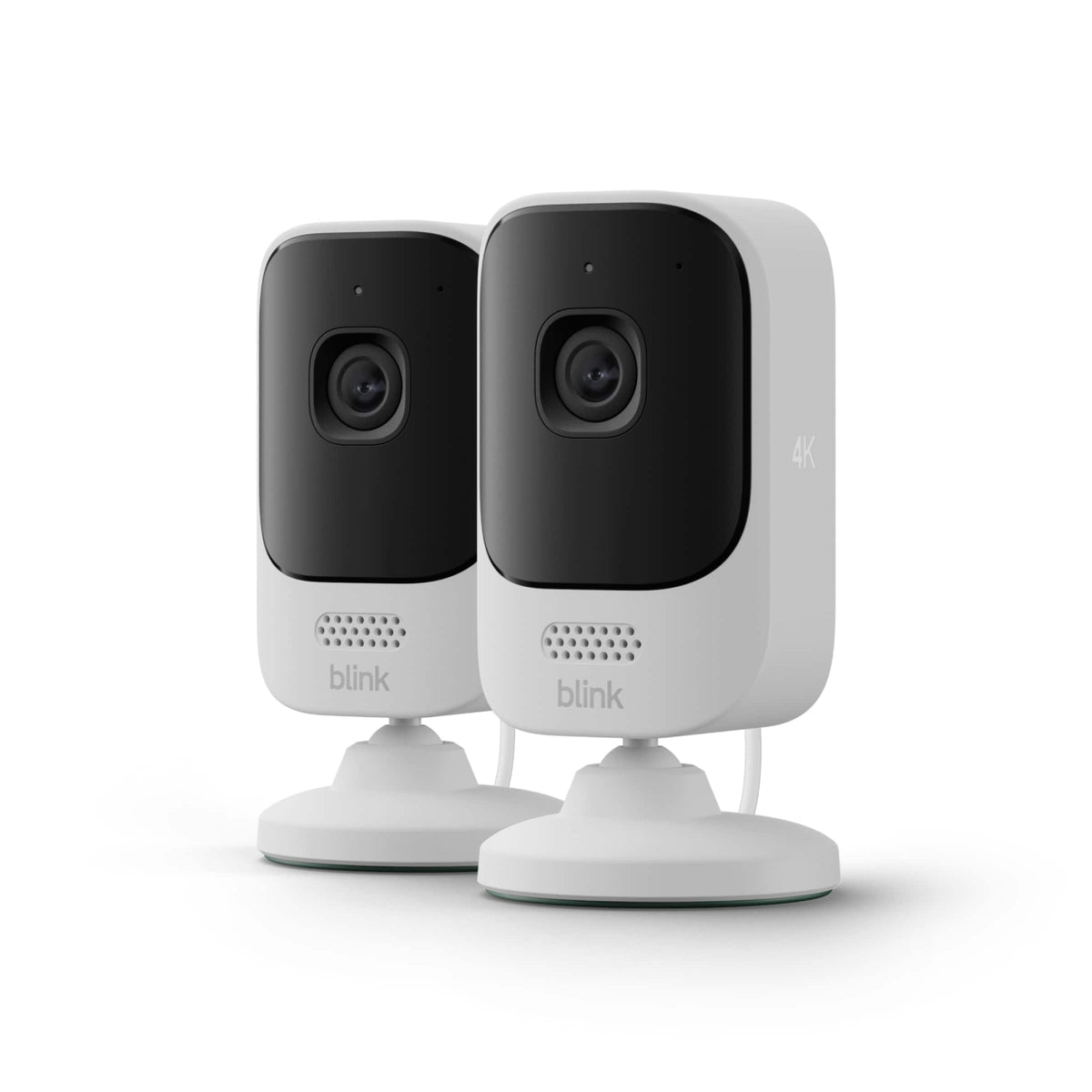 Blink - Mini 4K+ (2-pack) (newest model), plug-in indoor camera, 4K video resolution, HDR, Night Vision, motion detection - White