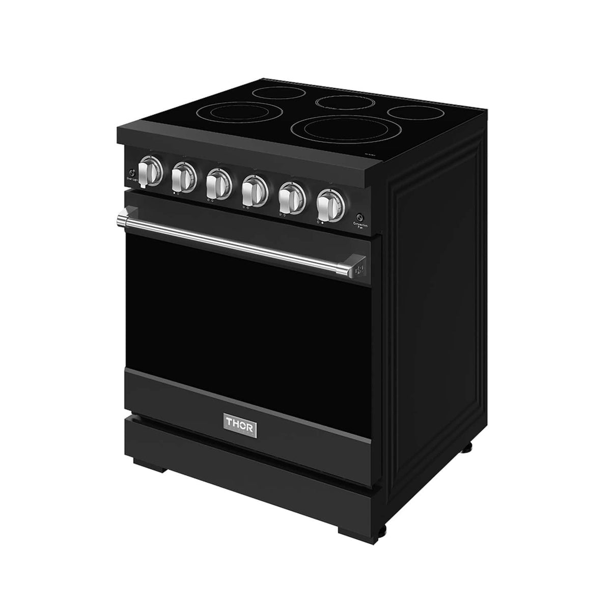 Gordon Ramsay Series by Thor Kitchen 4.55 Cu. Ft Freestanding Electric Range with Stainless Steel Hardware - Matte Black