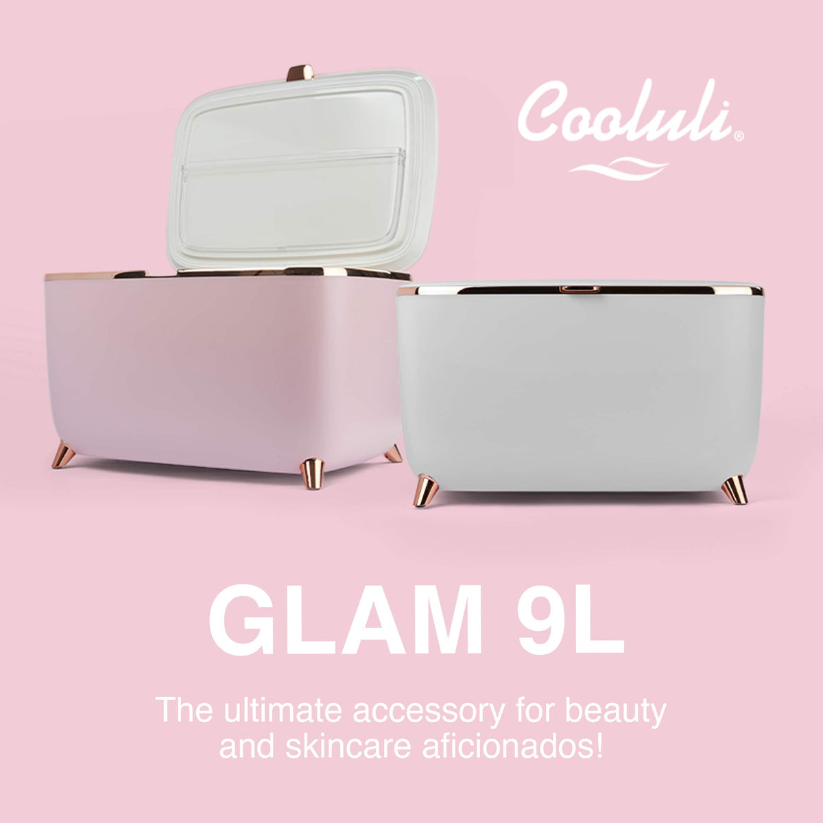 Cooluli - Glam 9L Mini Skincare Fridge - Pink