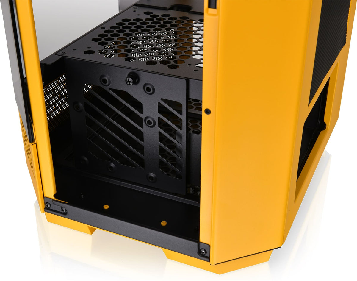 Thermaltake - The Tower 300 Micro ATX PC Case - Bumblebee Yellow
