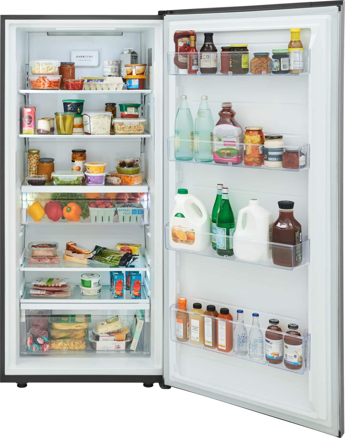 Frigidaire - 32 in. Wide 19 Cu. Ft. Single Door Refrigerator - Stainless Steel