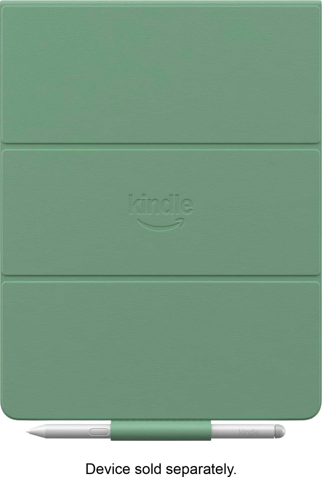 Amazon - Kindle Scribe Folio Cover with Magnetic Attach, Designed with Sustainablility in Mind - Plant-Based Leather - Matcha