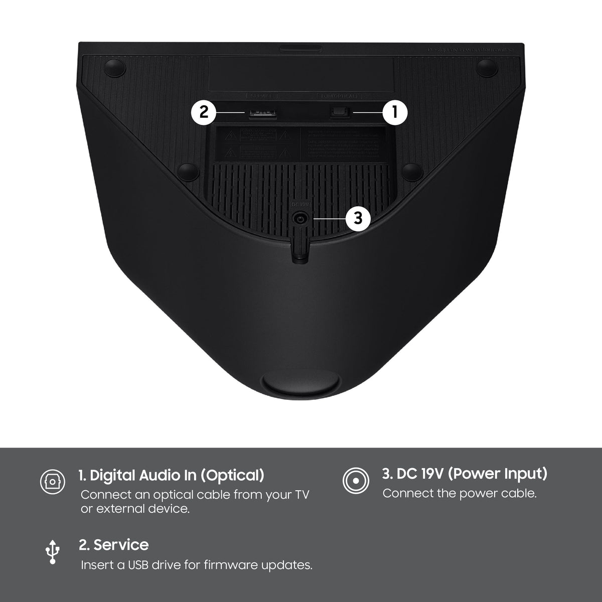 Samsung - Music Studio 5 Smart Speaker 2.0 Ch, Q-Symphony, WiFi and Bluetooth (2026) - Black