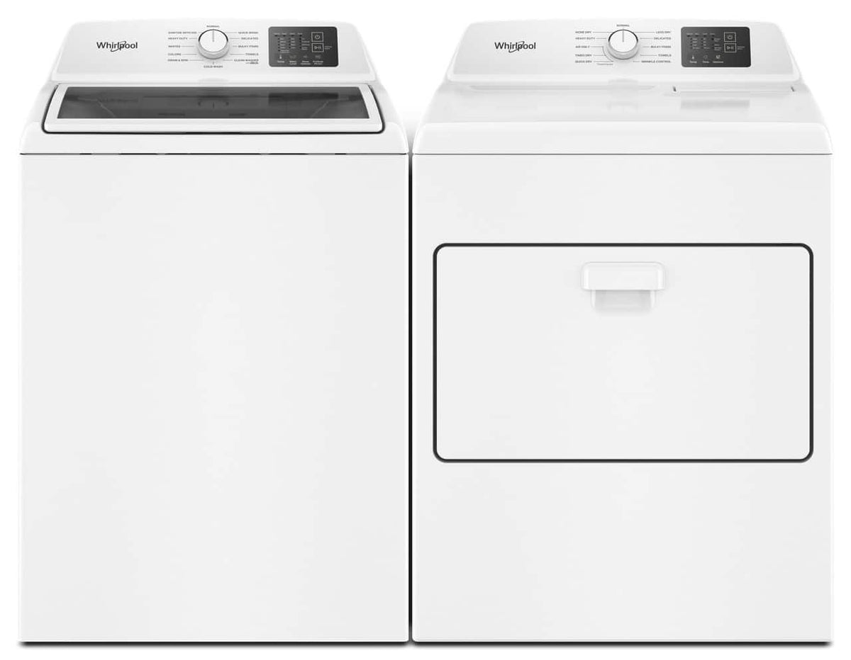Whirlpool - 4.3 Cu. Ft. Top Load Impeller Washer with Quick Wash Cycle and Soft Close Glass Lid - White