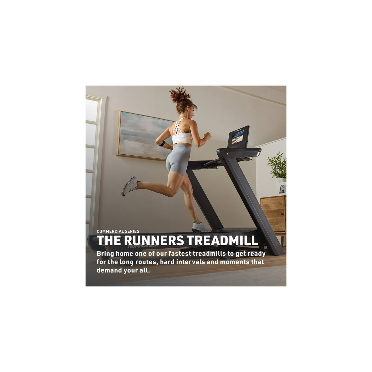 NordicTrack - Commercial 1250 Treadmill with 10" Tilting Touchscreen - Black