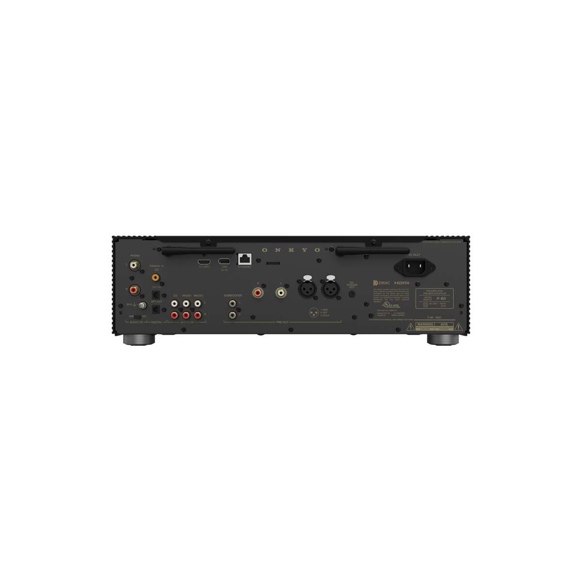Onkyo - P-80 Network Preamplifier - Black