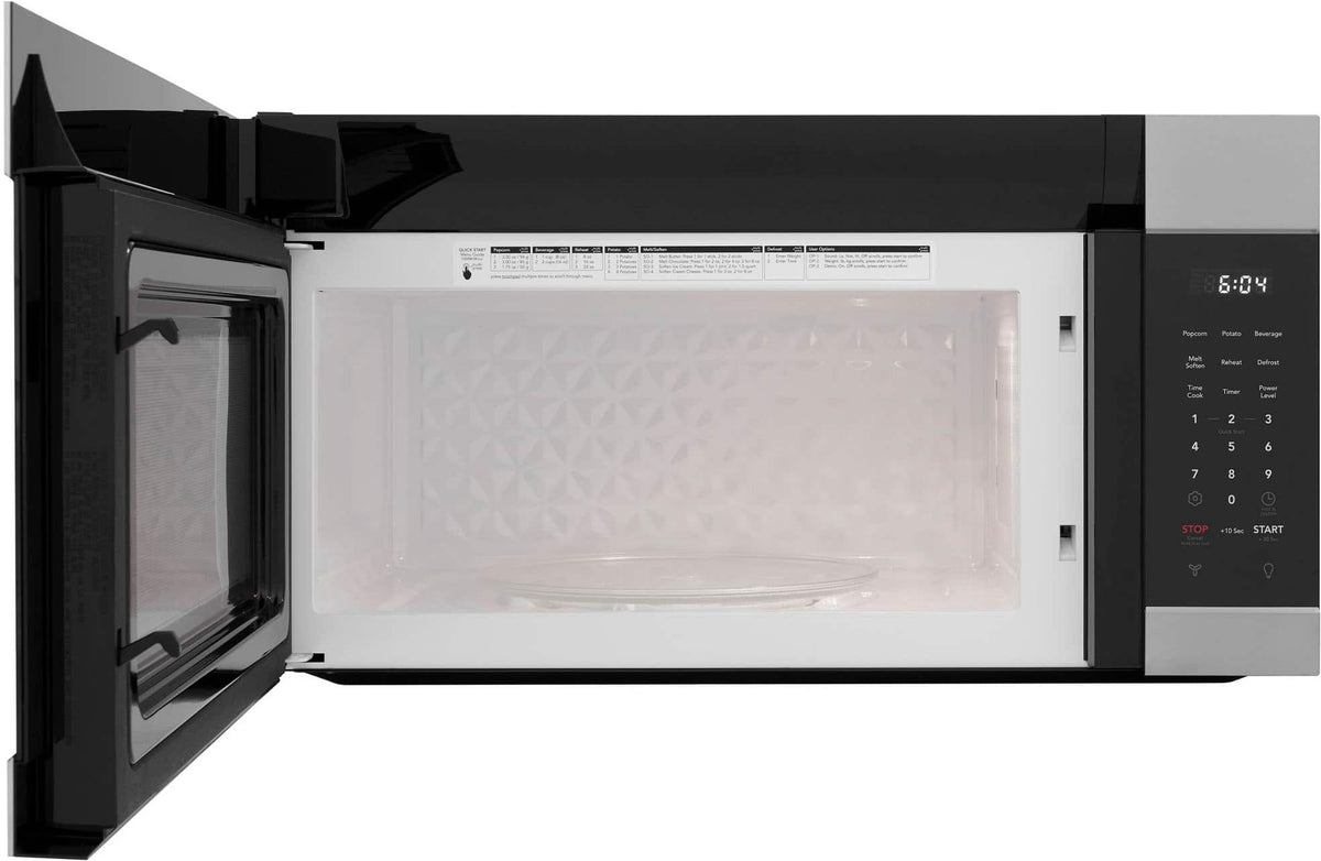 Frigidaire - 1.7 Cu. Ft. Over-The-Range Microwave with Quick Start - Stainless Steel