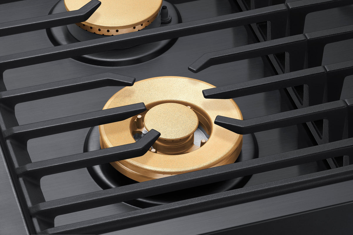 Dacor - 30 in. Wide 4 Burner Contemporary Built-In Gas Cooktop  with SimmerSear, Liquid Propane Convertible - Graphite Stainless Steel
