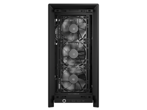 CORSAIR - FRAME 4000D WOOD RS Modular High Airflow Mid-Tower PC Case - Black & Walnut