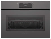 Fisher & Paykel - 24" 1.7 cu ft Built-in Convection Speed, 6.8" Touchscreen - Compact - Handleless - Minimal Grey - Gray