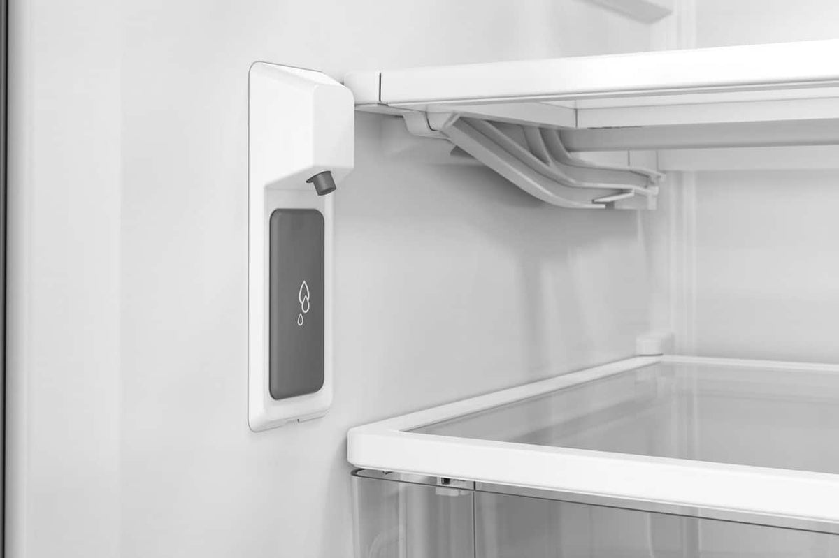 KitchenAid - 30 in. Wide 20 cu. ft. French Door Refrigerator with PrintShield Finish and Interior Dispense - Stainless Steel