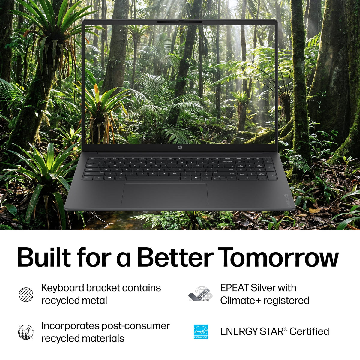 HP - OmniBook 3 - 16" 2K Touchscreen Laptop - Intel Core 7 350 (2026) - 16GB Memory - 512GB SSD - Mica Silver