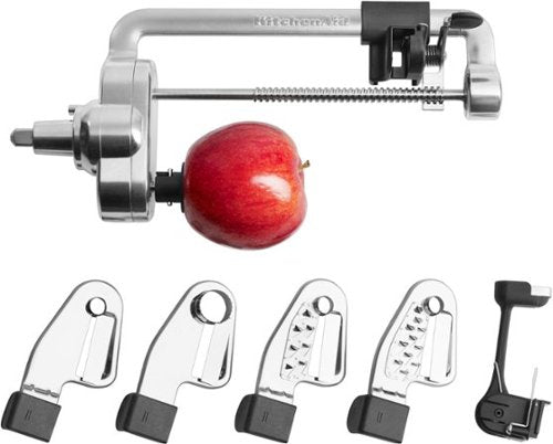 Spiralizer (Peel, Core & Slice) Attachment for KitchenAid Stand Mixers - Stainless Steel